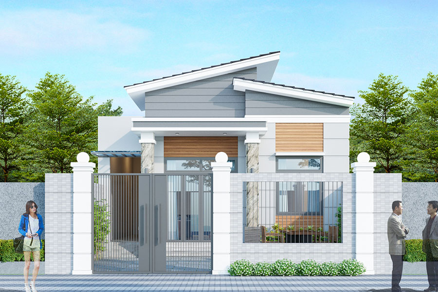 TOP 10 mẫu thiết kế nhà dài 14m đẹp MIỄN CHÊ TIN902049 - Kiến trúc Angcovat